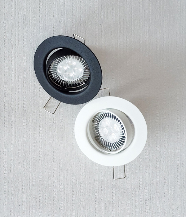 마라 타공 75mm(3인치) 매입등 (블랙,화이트)